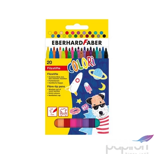 Eberhard Faber Filctoll 20db-os, Colori