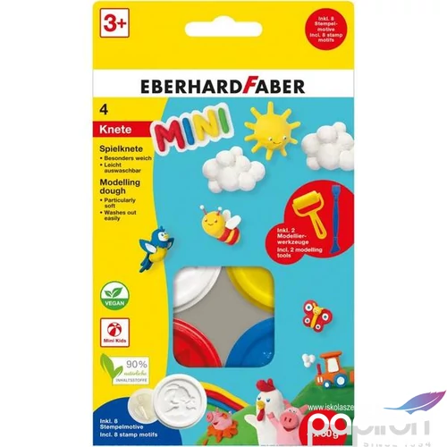 Eberhard Faber gyurma 4x50g + kiegészítők E572514