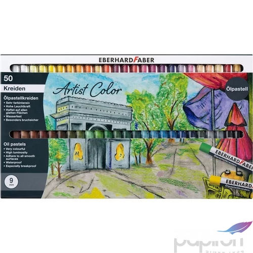 Eberhard Faber olajpasztell kréta készlet 50db-os ARTIST COLOR