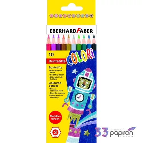 Eberhard Faber színes ceruza 10db-os metál E514808