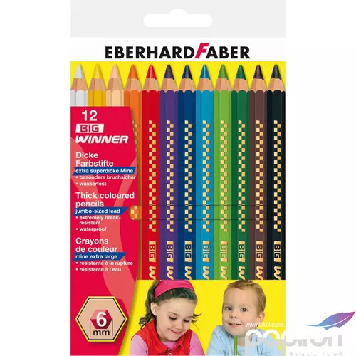 Eberhard Faber Színes ceruza 12db Big Winner E518712