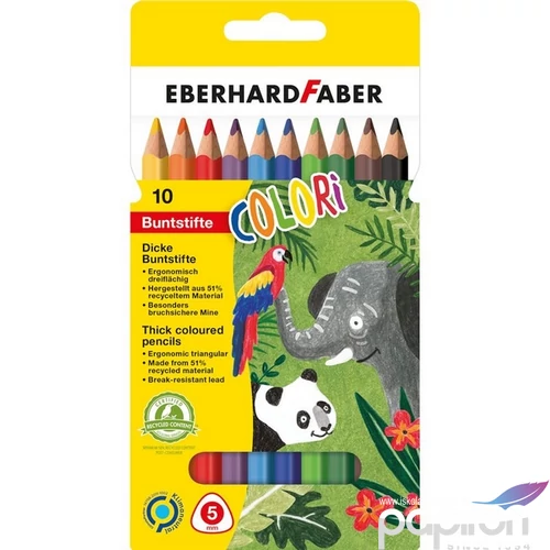 Eberhard Faber színes ceruza 10db-os, Jumbo Colori