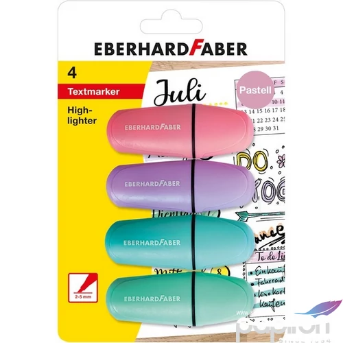 Eberhard Faber szövegkiemelő Készlet 4Db-Os Mini Pasztell Bl.