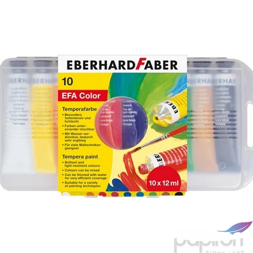 Eberhard Faber tempera 10 db-os pasztóz állagú prémium minőségű termék E575510