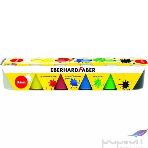 Eberhard Faber tempera 6x25ml-es tégelyes "alap színek E575509