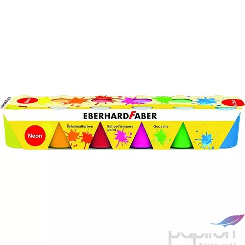 Eberhard Faber tempera 6x25ml-es tégelyes "neon színek E575507