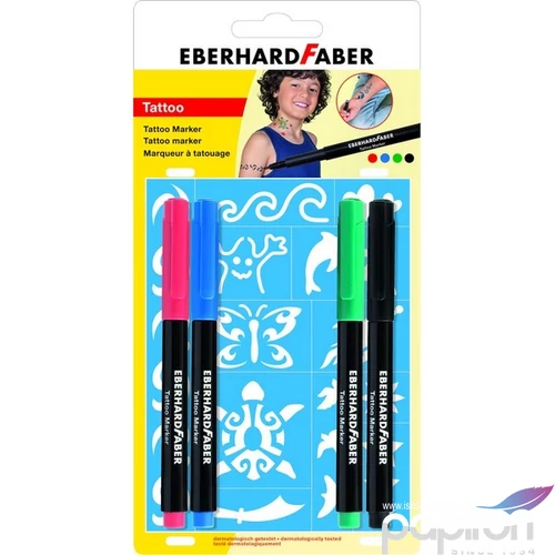 Eberhard Faber tetováló szett 4db-os "gyerek" BL. E559503