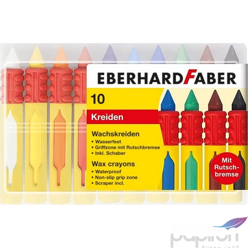 Eberhard Faber zsírkréta 10db stift müa.dobozban E521009