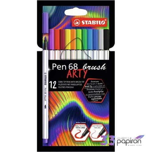 Ecsetiron 12 Stabilo Pen 68 brush ARTY TST56812