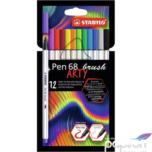 Ecsetiron 12 Stabilo Pen 68 brush ARTY TST56812