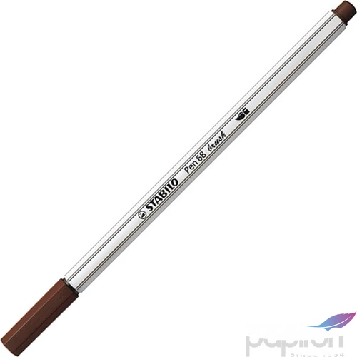 Ecsetiron barna Stabilo Pen 68' Brush Írószerek STABILO 568/45
