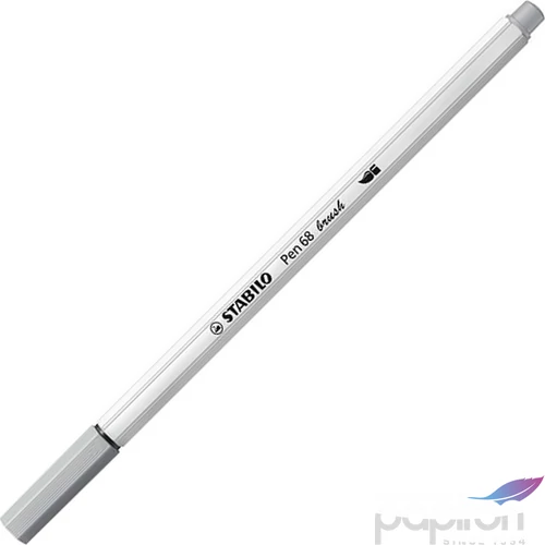 Ecsetiron középszürke Stabilo Pen 68' Brush Írószerek STABILO 568/95