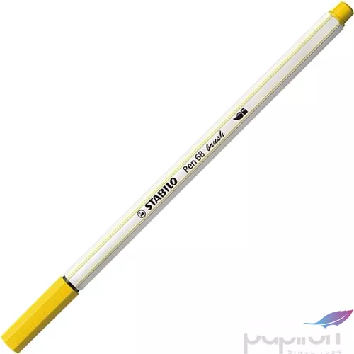 Ecsetiron sárga Stabilo Pen 68' Brush Írószerek STABILO 568/44