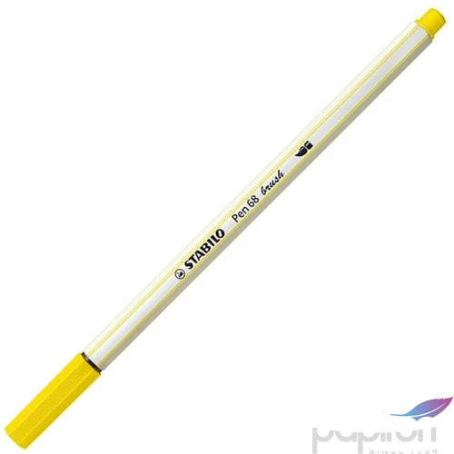Ecsetiron Stabilo Pen 68 brush, citromsárga TST568241