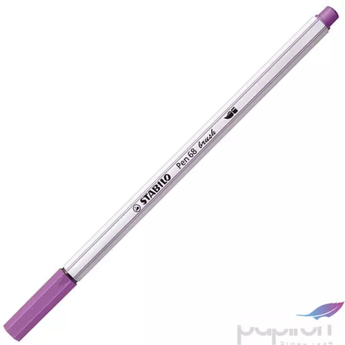 Ecsetiron Stabilo Pen 68 brush, szilva