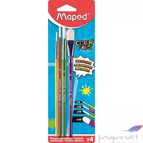Ecsetkészlet 4db-os Maped Color'Peps No. 4-10-14-14 Iskolaszerek Maped 867810