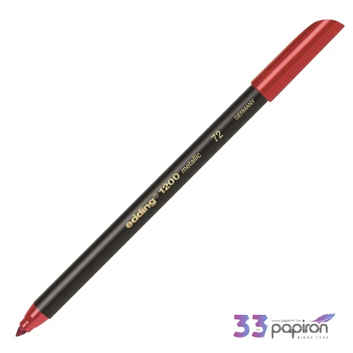 Edding 1200 marker metalic piros marker, filctoll