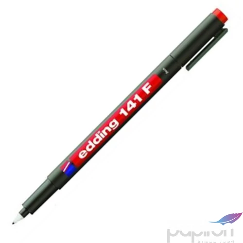 Edding 141F piros OHP permanent alkoholos marker 0,6mm filc, marker