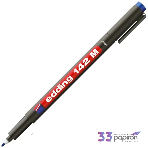 Edding 142M kék OHP permanent alkoholos marker 1mm filc, marker