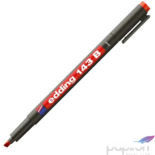 Edding 143B piros OHP permanent alkoholos marker 1-3mm filc, marker