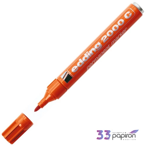 Edding 2000 narancs permanent alkoholos marker 1,5-3mm filc, marker