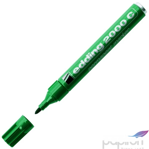 Edding 2000 zöld permanent alkoholos marker 1,5-3mm filc, marker alkoholos marker