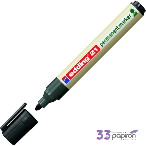 Edding 21 marker Ecoline permanent Fekete