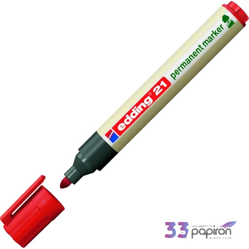Edding 21 marker Ecoline permanent Piros