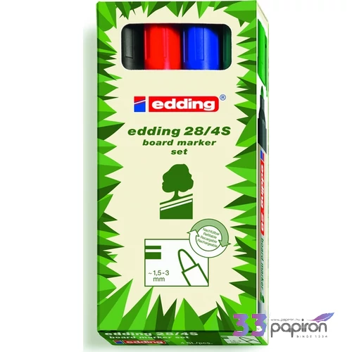 Edding 28/4 marker Ecoline táblamarker 4 Klf.