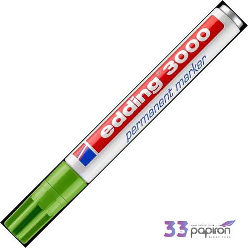 Edding 3000 Világos zöld permanent marker 1,5-3 mm.