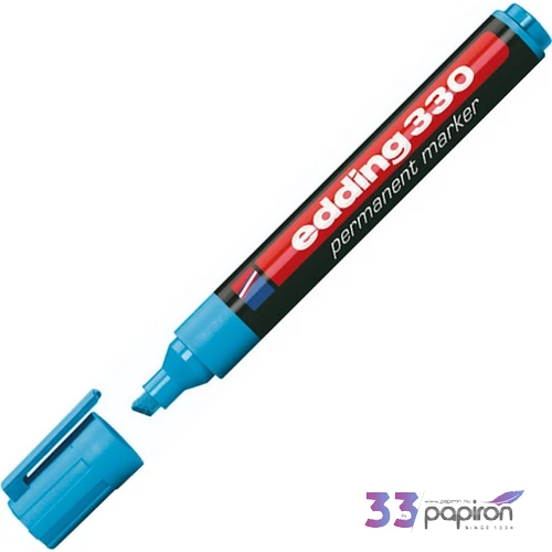 Edding 330 vágott hegyű v.kék permanent alkoholos marker 1-5mm alkoholos filc, marker