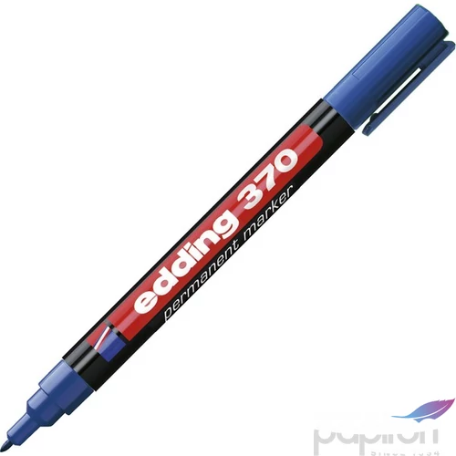 Edding 370 alkoholo smarker permanent Kék műanyag, üveg, fém, fa