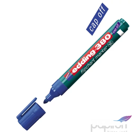Edding 380 Flipchart marker kék kerek hegyű 1,5-3mm Flipchart marker Edding 380