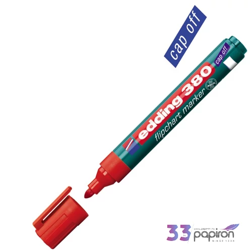 Edding 380 Flipchart marker piros kerek hegyű 1,5-3mm Flipchart marker Edding 380