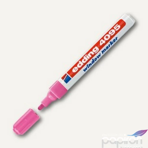 Edding 4095 krétamarker neon rózsaszín 4-15mm vágotthegyű Üvegreíró marker Edding 4095 