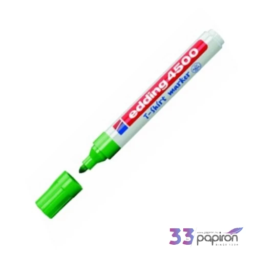 Edding 4500 v.zöld T-shirt Textil-marker 2-3mm kerek hegyű Textilmarker Edding 4500