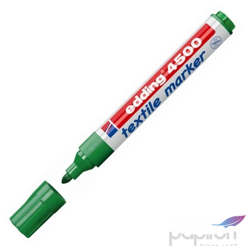 Edding 4500 zöld T-shirt Textil-marker 2-3mm kerek hegyű Textilmarker Edding 4500