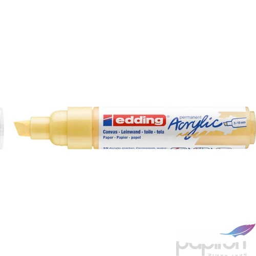 Edding 5000 Akril marker B (5-10 Mm) Pastel Yellow 