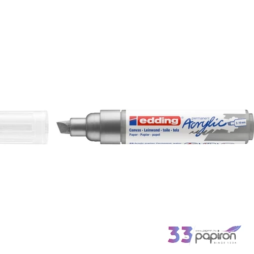 Edding 5000 Akril marker B (5-10 Mm) Rich Silver