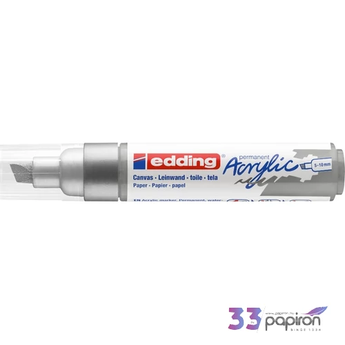 Edding 5000 Akril marker B (5-10 Mm) Rich Silver