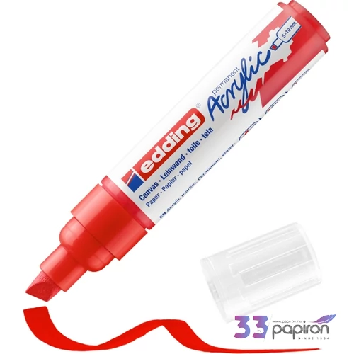 Edding 5000 Akril marker B (5-10 Mm) Traffic Red