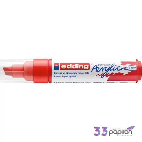 Edding 5000 Akril marker B (5-10 Mm) Traffic Red