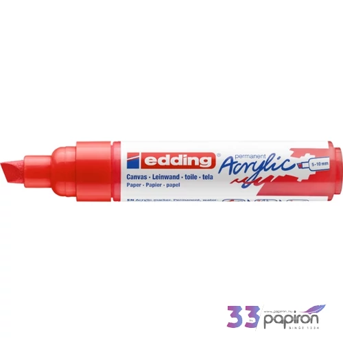 Edding 5000 Akril marker B (5-10 Mm) Traffic Red