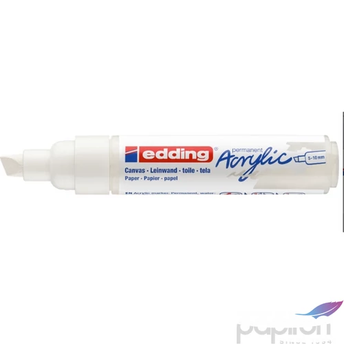Edding 5000 Akril marker B (5-10 Mm) Traffic White 
