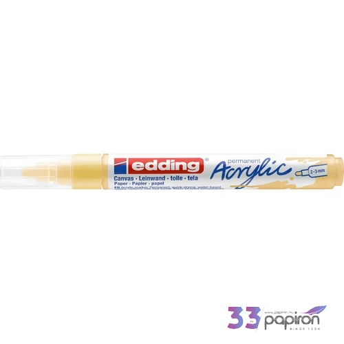 Edding 5100 Akril marker M (2-3 Mm) Pastel Yellow