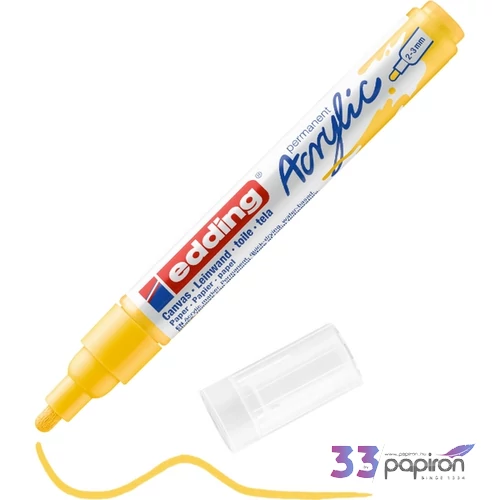 Edding 5100 Akril marker M (2-3 Mm) Traffic Yellow