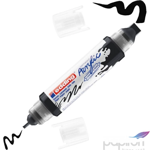 Edding 5400 Akril marker (2-3 Mm/5-10 Mm) Black 3D DOUBLE LINER
