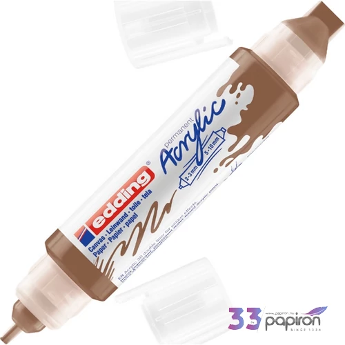 Edding 5400 Akril marker (2-3 Mm/5-10 Mm) Hazel 3D DOUBLE LINER