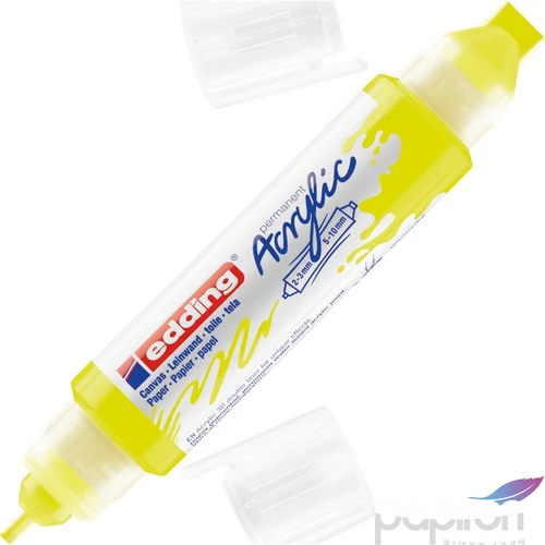 Edding 5400 Akril marker (2-3 Mm/5-10 Mm) Neon Yellow 3D DOUBLE LINER
