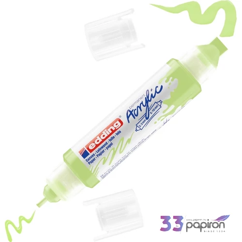 Edding 5400 Akril marker (2-3 Mm/5-10 Mm) Pastel Green 3D DOUBLE LINER